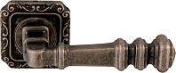 Дверная ручка Melodia мод. Zara 299Q на розетке 50Q (античное серебро)