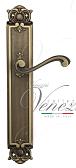 Дверная ручка Venezia на планке PL97 мод. Vivaldi (мат. бронза) проходная