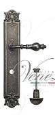Дверная ручка Venezia на планке PL97 мод. Gifestion (ант. серебро) сантехническая