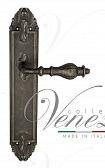 Дверная ручка Venezia на планке PL90 мод. Gifestion (ант. серебро) проходная